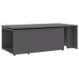 Mesa de centro madera contrachapada gris 150x50x35 cm de vidaXL, Mesas de centro - Ref: Foro24-801339, Precio: 101,82 €, Desc...