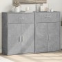 Aparadores 2 uds madera de ingeniería gris hormigón 60x30x84 cm de vidaXL, Aparadores - Ref: Foro24-3276598, Precio: 144,55 €...