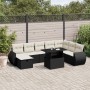 8-piece garden sofa set and black synthetic rattan cushions by vidaXL, Garden sets - Ref: Foro24-3275186, Price: 614,30 €, Di...