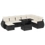 8-piece garden sofa set and black synthetic rattan cushions by vidaXL, Garden sets - Ref: Foro24-3275186, Price: 614,30 €, Di...