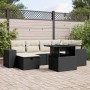 7-piece garden sofa set with black synthetic rattan cushions by vidaXL, Garden sets - Ref: Foro24-3275296, Price: 512,99 €, D...