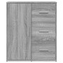 Aparador de madera de ingeniería 2 uds gris Sonoma 60x31x70 cm de vidaXL, Aparadores - Ref: Foro24-3276558, Precio: 155,13 €,...