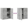 Engineered wood sideboard 2 pcs Sonoma gray 60x31x70 cm by vidaXL, Sideboards - Ref: Foro24-3276558, Price: 155,13 €, Discoun...