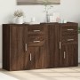 Sideboard aus Holzwerkstoff, 2 Stück, Eiche braun, 60 x 31 x 70 cm von vidaXL, Sideboards - Ref: Foro24-3276566, Preis: 147,6...