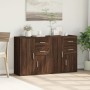 Sideboard aus Holzwerkstoff, 2 Stück, Eiche braun, 60 x 31 x 70 cm von vidaXL, Sideboards - Ref: Foro24-3276566, Preis: 147,6...