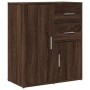 Engineered wood sideboard 2 pcs oak brown 60x31x70 cm by vidaXL, Sideboards - Ref: Foro24-3276566, Price: 147,60 €, Discount: %