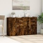 Sideboard aus Holzwerkstoff, 2 Stück, geräucherte Eiche, 60 x 31 x 70 cm von vidaXL, Sideboards - Ref: Foro24-3276564, Preis:...