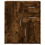 Aparador de madera de ingeniería 2 uds roble ahumado 60x31x70cm de vidaXL, Aparadores - Ref: Foro24-3276564, Precio: 143,98 €...