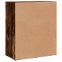 Aparador de madera de ingeniería 2 uds roble ahumado 60x31x70cm de vidaXL, Aparadores - Ref: Foro24-3276564, Precio: 143,98 €...