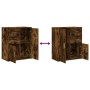 Engineered wood sideboard 2 pcs smoked oak 60x31x70cm by vidaXL, Sideboards - Ref: Foro24-3276564, Price: 143,19 €, Discount: %