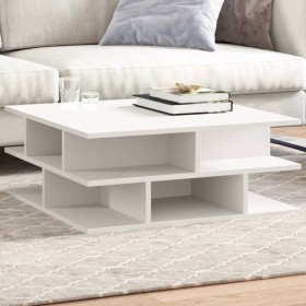 White engineered wood coffee table 70x70x29 cm by vidaXL, Coffee table - Ref: Foro24-840744, Price: 71,64 €, Discount: %