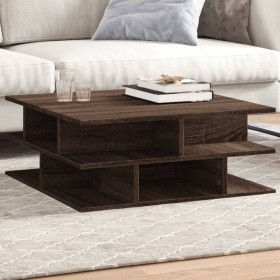 Brown oak engineered wood coffee table 70x70x29 cm by vidaXL, Coffee table - Ref: Foro24-840750, Price: 80,99 €, Discount: %