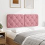 Pink velvet padded headboard 120 cm by vidaXL, Headboards and footboards - Ref: Foro24-374725, Price: 61,99 €, Discount: %