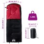 Saco de dormir de camping para adultos 3-4 estaciones de vidaXL, Sacos de dormir - Ref: Foro24-94442, Precio: 32,60 €, Descue...