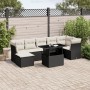 8-piece garden sofa set and black synthetic rattan cushions by vidaXL, Garden sets - Ref: Foro24-3266746, Price: 585,34 €, Di...