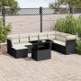 8-piece garden sofa set and black synthetic rattan cushions by vidaXL, Garden sets - Ref: Foro24-3266786, Price: 615,36 €, Di...