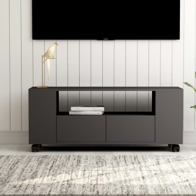 TV stand made of gray plywood, 120x35x48 cm by vidaXL, TV Furniture - Ref: Foro24-801348, Price: 110,99 €, Discount: %