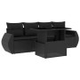 5-piece garden furniture set and black synthetic rattan cushions by vidaXL, Garden sets - Ref: Foro24-3268355, Price: 396,02 ...