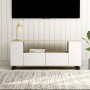 White and oak plywood TV cabinet 120x35x48 cm by vidaXL, TV Furniture - Ref: Foro24-801351, Price: 101,51 €, Discount: %