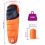 Camping-Mumienschlafsack für Erwachsene, 3 Jahreszeiten von vidaXL, Schlafsack - Ref: Foro24-94496, Preis: 30,58 €, Rabatt: %