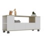 White and oak plywood TV cabinet 120x35x48 cm by vidaXL, TV Furniture - Ref: Foro24-801351, Price: 101,51 €, Discount: %