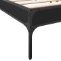 Estructura de cama madera de ingeniería y metal negro 200x200cm de vidaXL, Camas y somieres - Ref: Foro24-844996, Precio: 117...