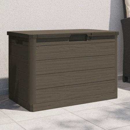 Chest for brown polypropylene cushions 77.5x44.5x53 cm by vidaXL, Outdoor storage boxes - Ref: Foro24-366604, Price: 54,90 €,...