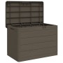 Chest for brown polypropylene cushions 77.5x44.5x53 cm by vidaXL, Outdoor storage boxes - Ref: Foro24-366604, Price: 54,90 €,...