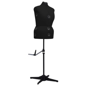 Adjustable tailor mannequin woman black size L 44-50 by vidaXL, Gallants at night - Ref: Foro24-288491, Price: 190,99 €, Disc...