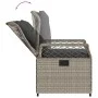 Garten-Essgruppe 7-teilig und hellgraue Kissen aus synthetischem Rattan von vidaXL, Gartensets - Ref: Foro24-3262940, Preis: ...