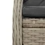 Garten-Essgruppe 7-teilig und hellgraue Kissen aus synthetischem Rattan von vidaXL, Gartensets - Ref: Foro24-3262940, Preis: ...
