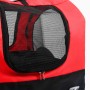 Pet Fahrradanhänger Kinderwagen 2 in 1 Rot Schwarz von vidaXL, Kinderwagen für Haustiere - Ref: Foro24-92437, Preis: 111,51 €...