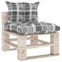 Pallet garden furniture set 5 pieces with pine wood cushions by vidaXL, Garden sets - Ref: Foro24-3066262, Price: 375,99 €, D...