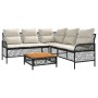 2-piece garden sofa set and black synthetic rattan cushions by vidaXL, Garden sets - Ref: Foro24-368733, Price: 374,30 €, Dis...