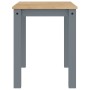 Panama dining table solid gray pine wood 117x60x75 cm by vidaXL, Kitchen and dining tables - Ref: Foro24-4005703, Price: 142,...