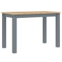 Panama dining table solid gray pine wood 117x60x75 cm by vidaXL, Kitchen and dining tables - Ref: Foro24-4005703, Price: 142,...