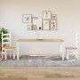 Corona dining table solid white pine wood 180x90x75 cm by vidaXL, Kitchen and dining tables - Ref: Foro24-4005722, Price: 246...