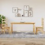 Corona dining table solid pine wood 160x80x75 cm by vidaXL, Kitchen and dining tables - Ref: Foro24-4005717, Price: 200,04 €,...