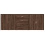 Sideboards 3 units oak brown plywood by vidaXL, Sideboards - Ref: Foro24-3276615, Price: 262,30 €, Discount: %