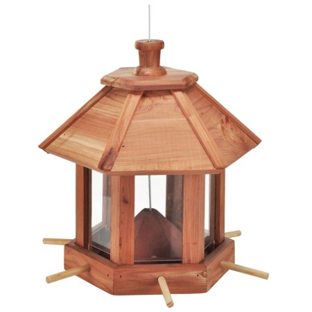 HI Comedero de pájaros colgante marrón de HI, Comederos para pájaros - Ref: Foro24-429169, Precio: 38,67 €, Descuento: %