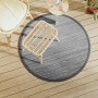 Alfombra de exterior PP gris Ø120 cm de vidaXL, Protectores para exterior - Ref: Foro24-368482, Precio: 21,82 €, Descuento: %