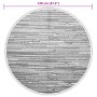 Alfombra de exterior PP gris Ø120 cm de vidaXL, Protectores para exterior - Ref: Foro24-368482, Precio: 21,82 €, Descuento: %