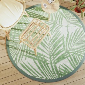 Green PP outdoor rug Ø160 cm by vidaXL, Outdoor protectors - Ref: Foro24-368511, Price: 28,99 €, Discount: %