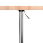 Solid beech wood high table Ø60x90.5 cm by vidaXL, Kitchen and dining tables - Ref: Foro24-3270629, Price: 100,27 €, Discount: %