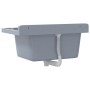 Fregadero lavabo de pared resina gris 60x40x28 cm de vidaXL, Fregaderos - Ref: Foro24-4002798, Precio: 86,90 €, Descuento: %