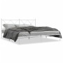 Estructura de cama de metal con cabecero blanco 183x213 cm de vidaXL, Camas y somieres - Ref: Foro24-376556, Precio: 118,82 €...