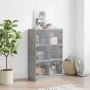 Tall sideboard with concrete gray wood doors 68x37x109 cm by vidaXL, Sideboards - Ref: Foro24-3295853, Price: 116,54 €, Disco...