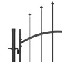 Black steel garden gate 1x2.2 m by vidaXL, garden gates - Ref: Foro24-146320, Price: 178,29 €, Discount: %