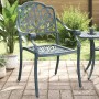 Garden chairs 2 units green cast aluminum by vidaXL, Garden chairs - Ref: Foro24-4002801, Price: 277,33 €, Discount: %