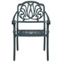 Garden chairs 2 units green cast aluminum by vidaXL, Garden chairs - Ref: Foro24-4002801, Price: 277,33 €, Discount: %